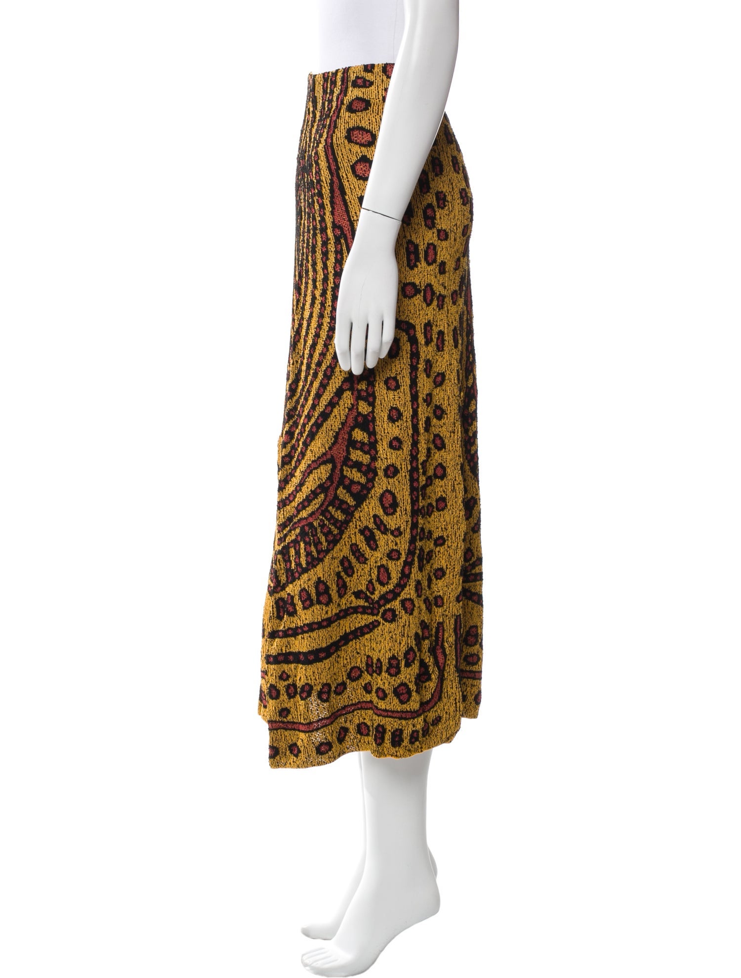 Altuzarra Printed Midi Length Skirt w/ Tags