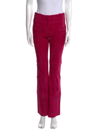 Altuzarra Leather Wide Leg Pants