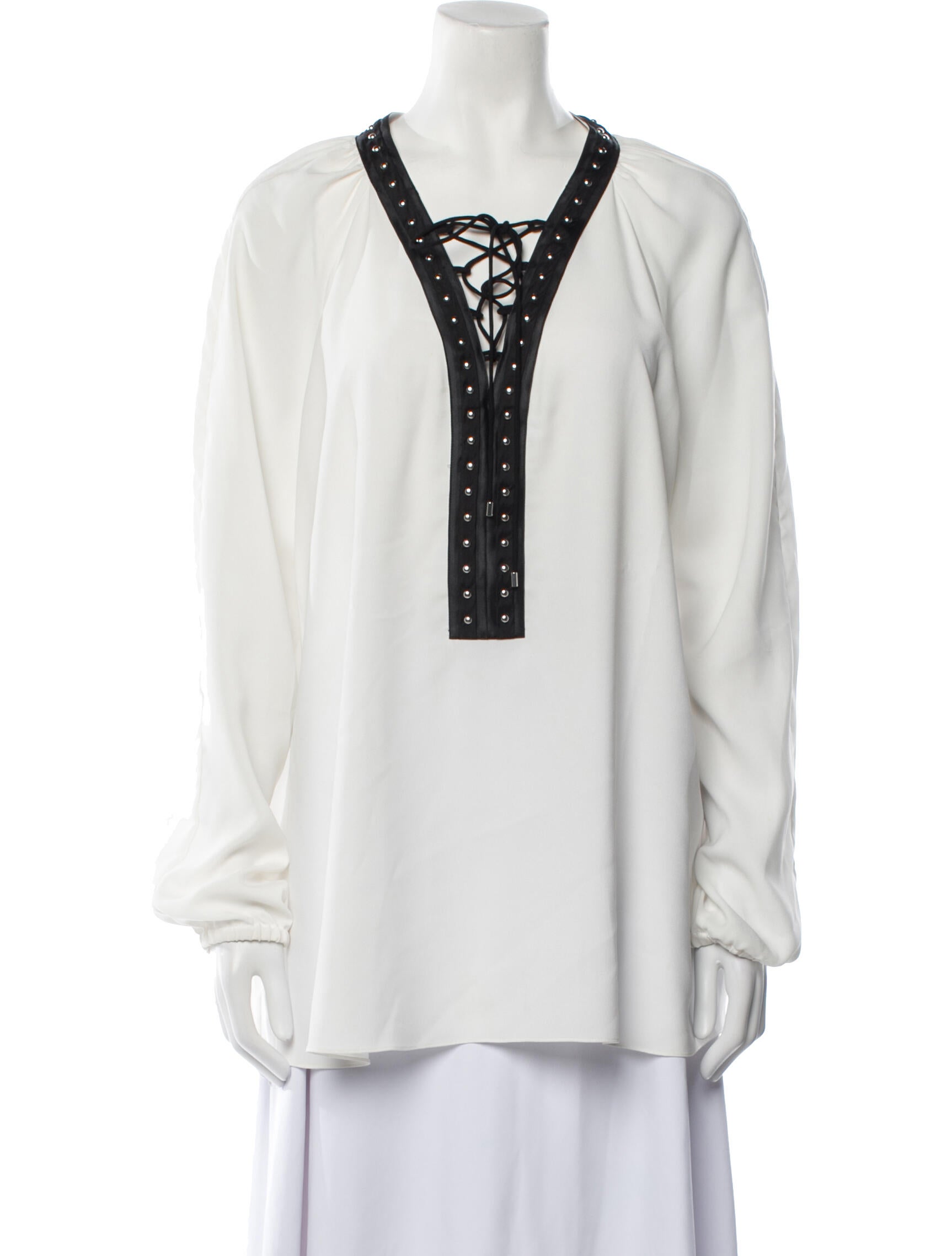 Altuzarra V-Neck Long Sleeve Tunic