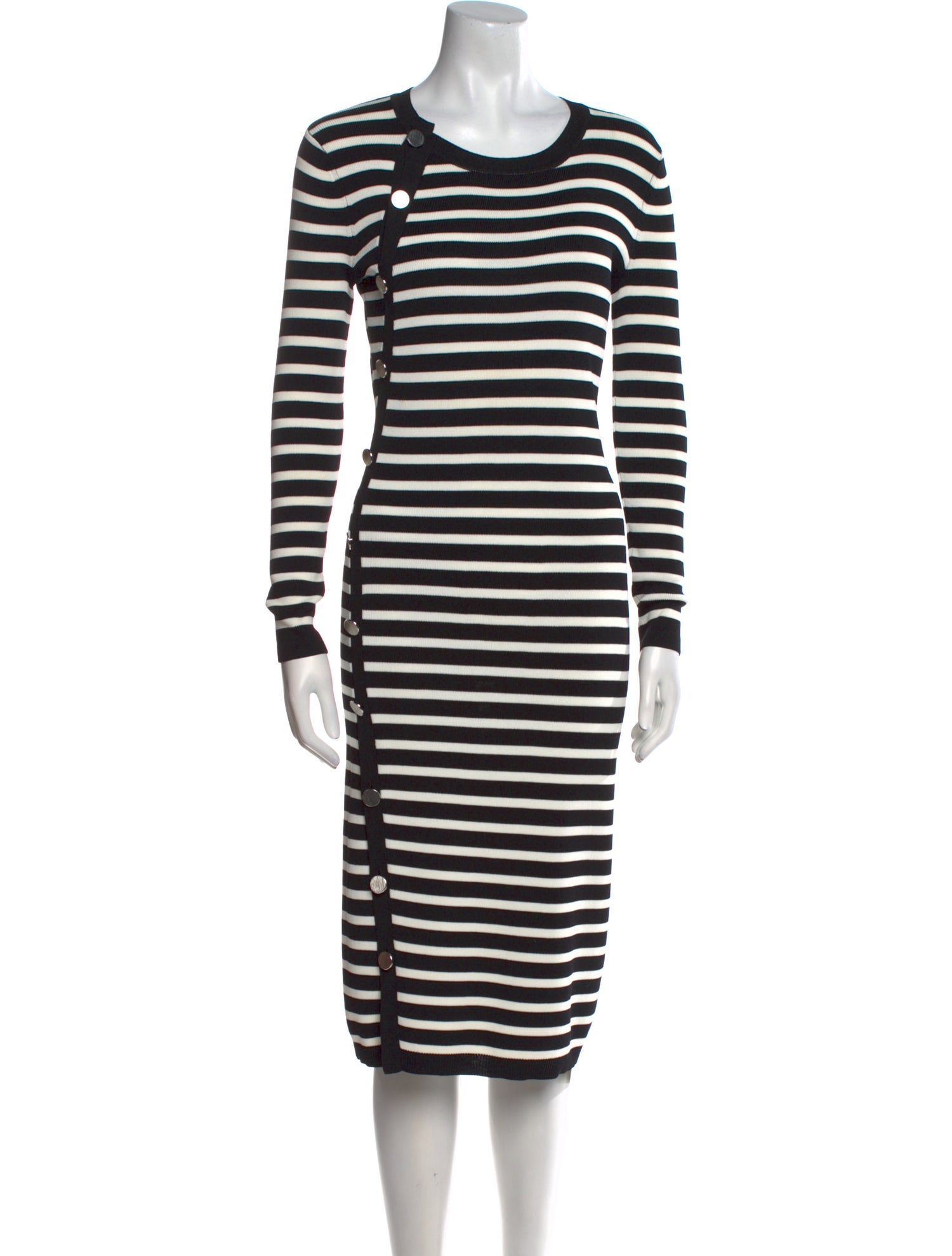 Altuzarra Striped Midi Length Dress