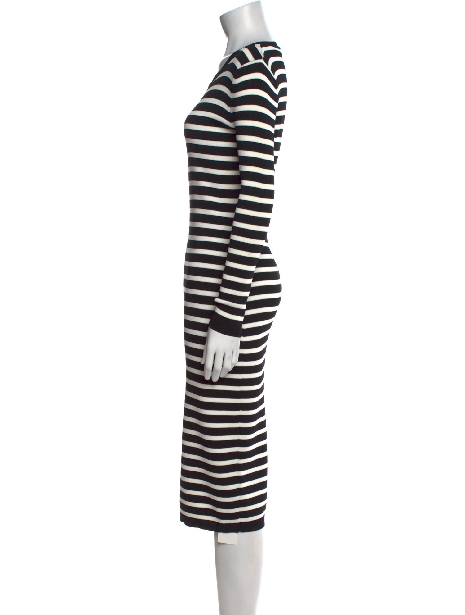 Altuzarra Striped Midi Length Dress