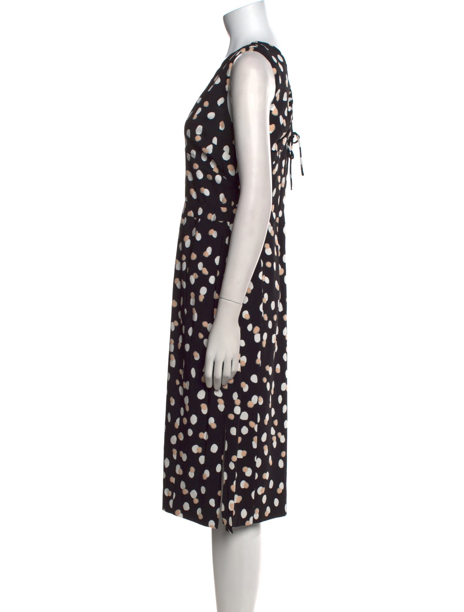 Altuzarra Polka Dot Print Midi Length Dress