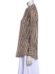 Altuzarra Silk Striped Button-Up Top