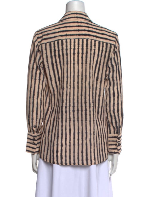 Altuzarra Silk Striped Button-Up Top