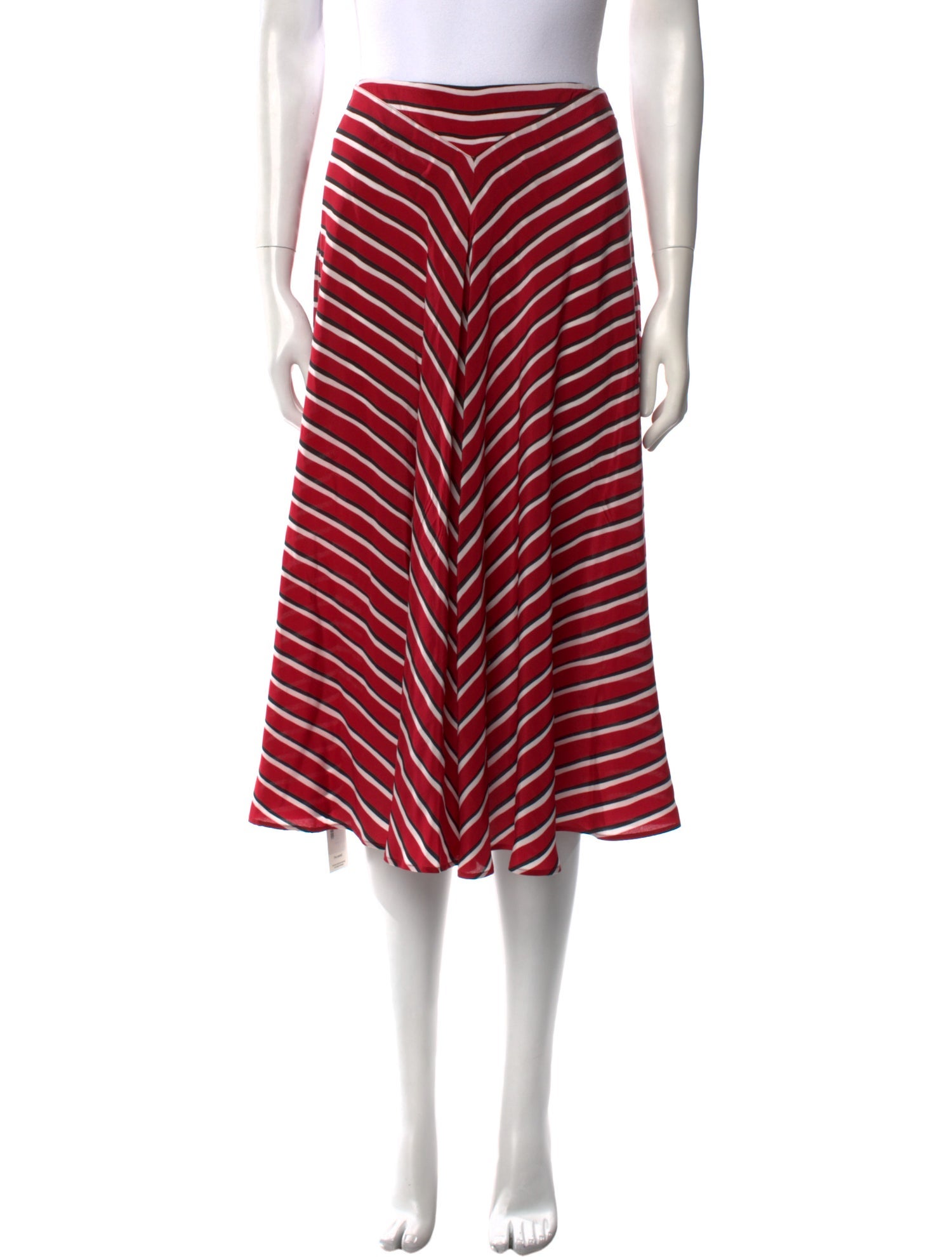 Altuzarra Silk Midi Length Skirt