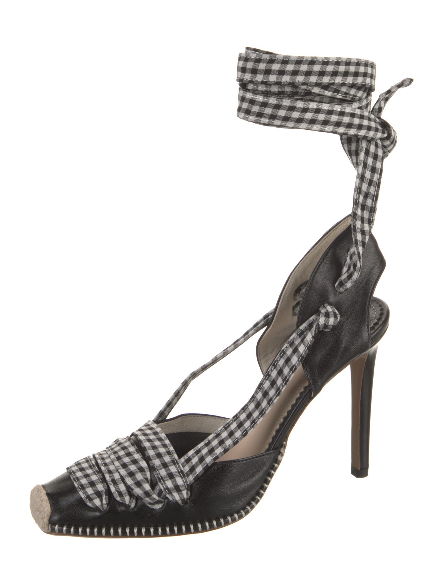 Altuzarra Leather Printed Slingback Pumps