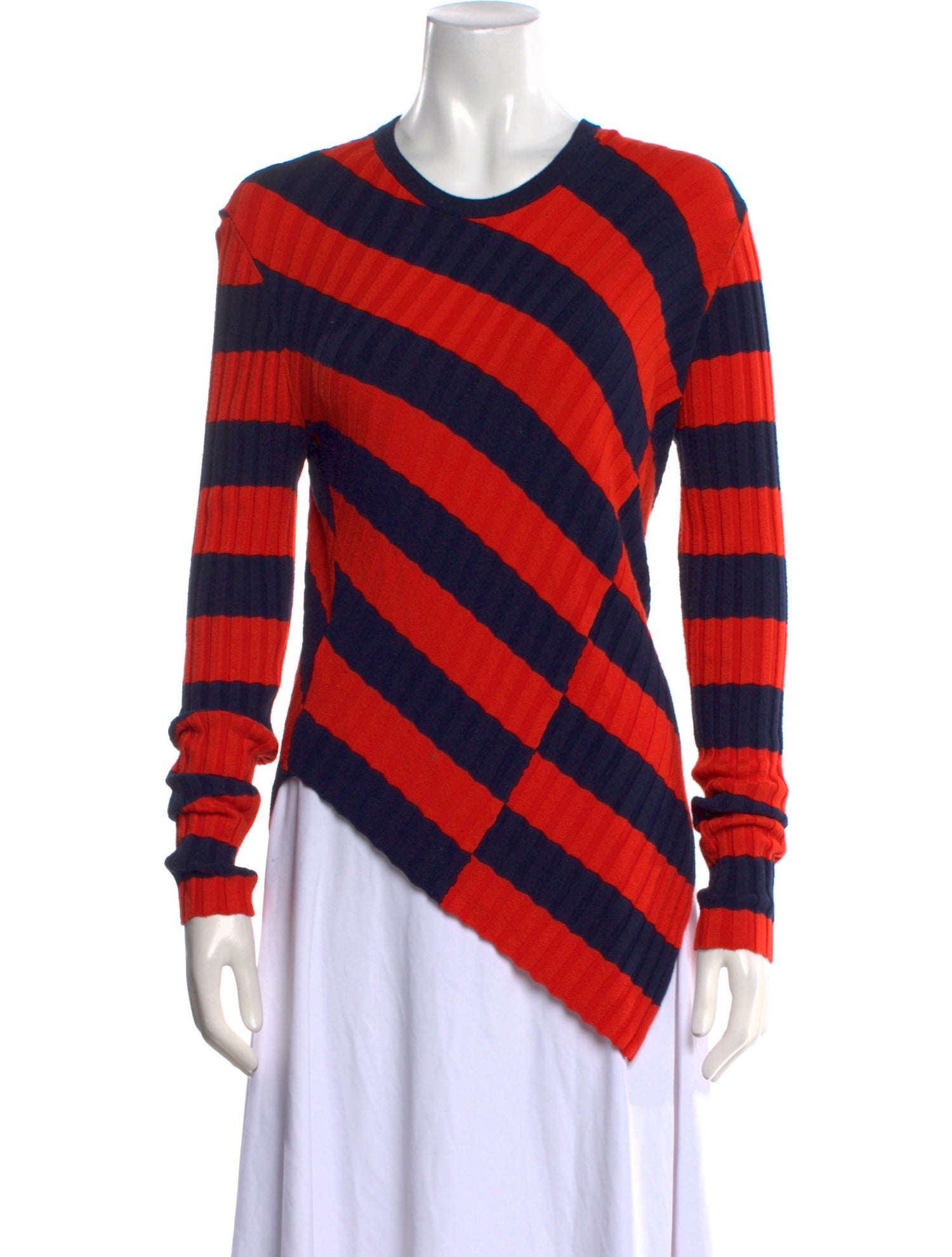 Altuzarra Striped V-Neck Sweater