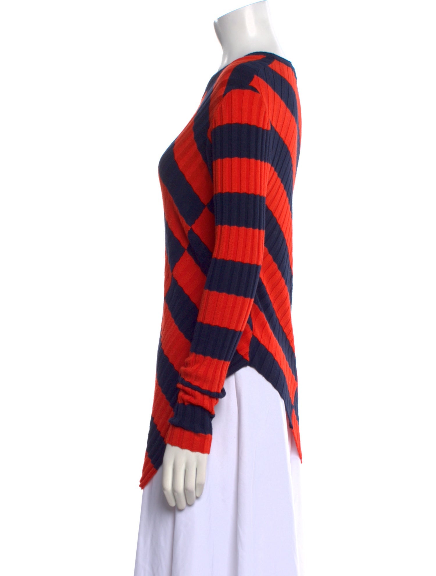 Altuzarra Striped V-Neck Sweater
