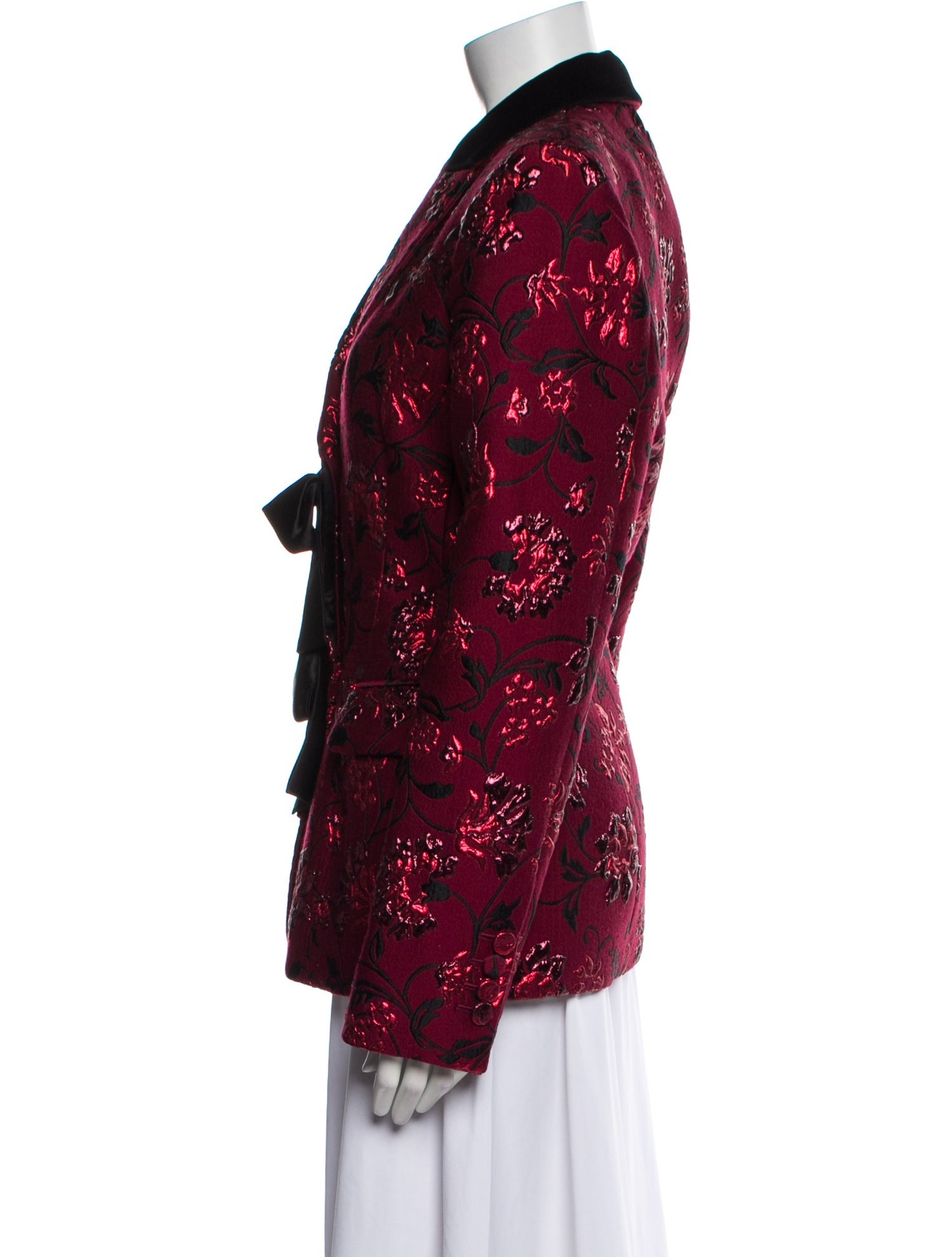 Altuzarra Wool Floral Print Blazer