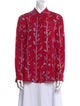 Altuzarra Silk Printed Button-Up Top