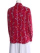 Altuzarra Silk Printed Button-Up Top