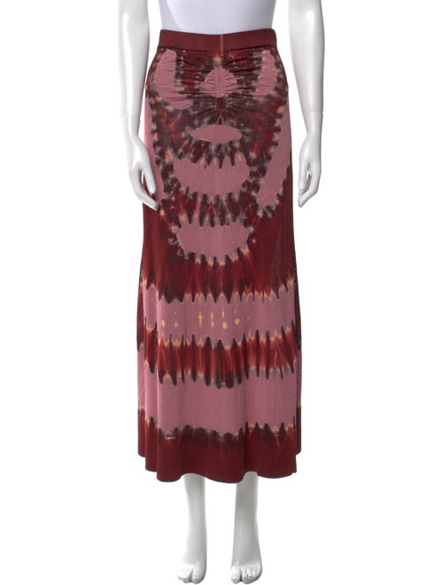 Altuzarra Tie-Dye Print Midi Length Skirt
