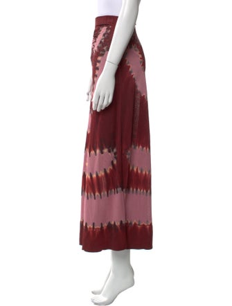Altuzarra Tie-Dye Print Midi Length Skirt