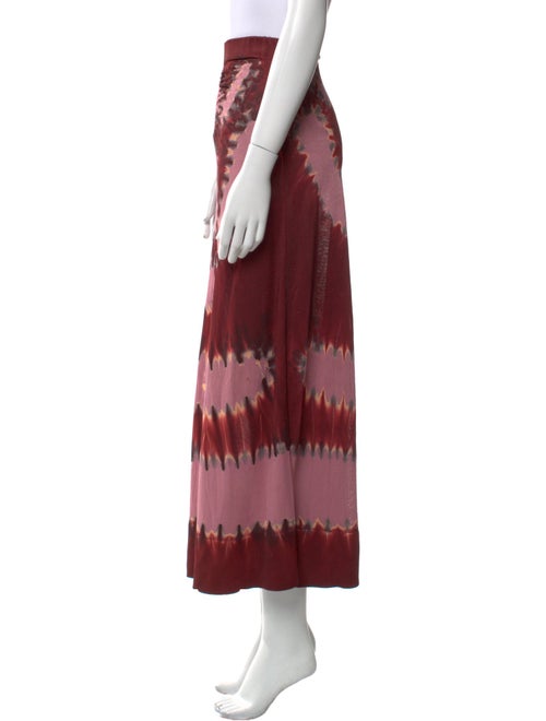 Altuzarra Tie-Dye Print Midi Length Skirt