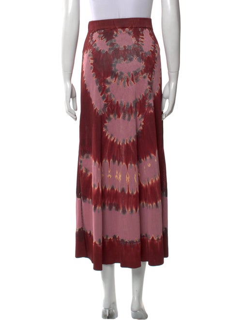 Altuzarra Tie-Dye Print Midi Length Skirt