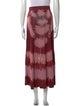 Altuzarra Tie-Dye Print Midi Length Skirt