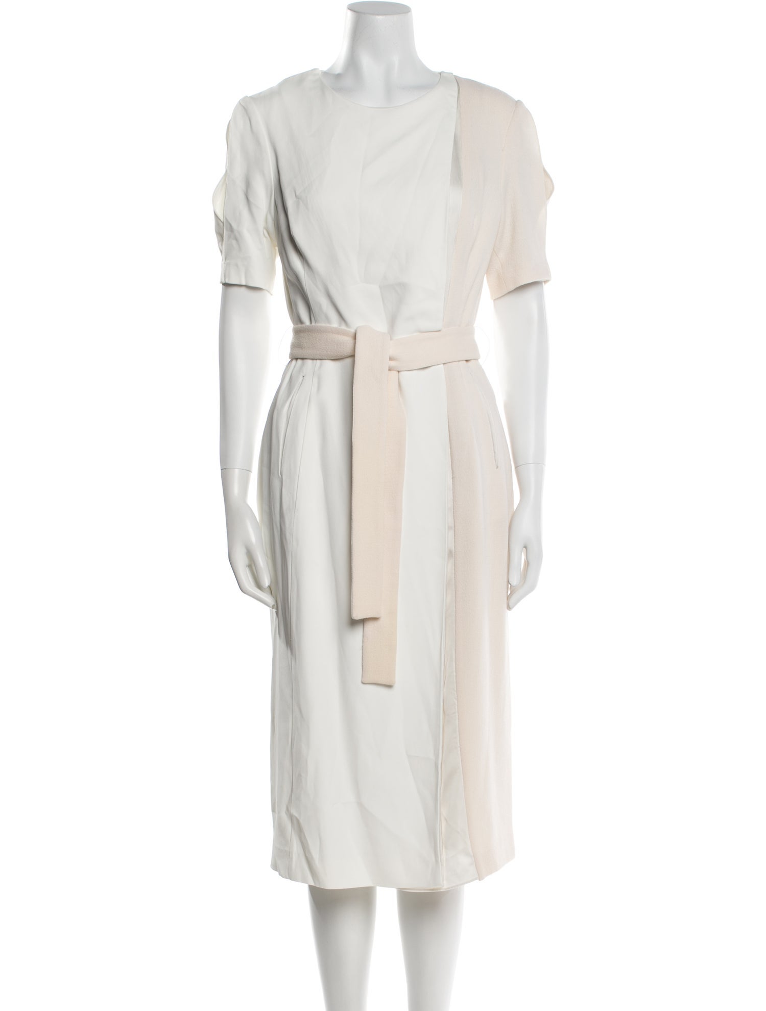Altuzarra Scoop Neck Midi Length Dress