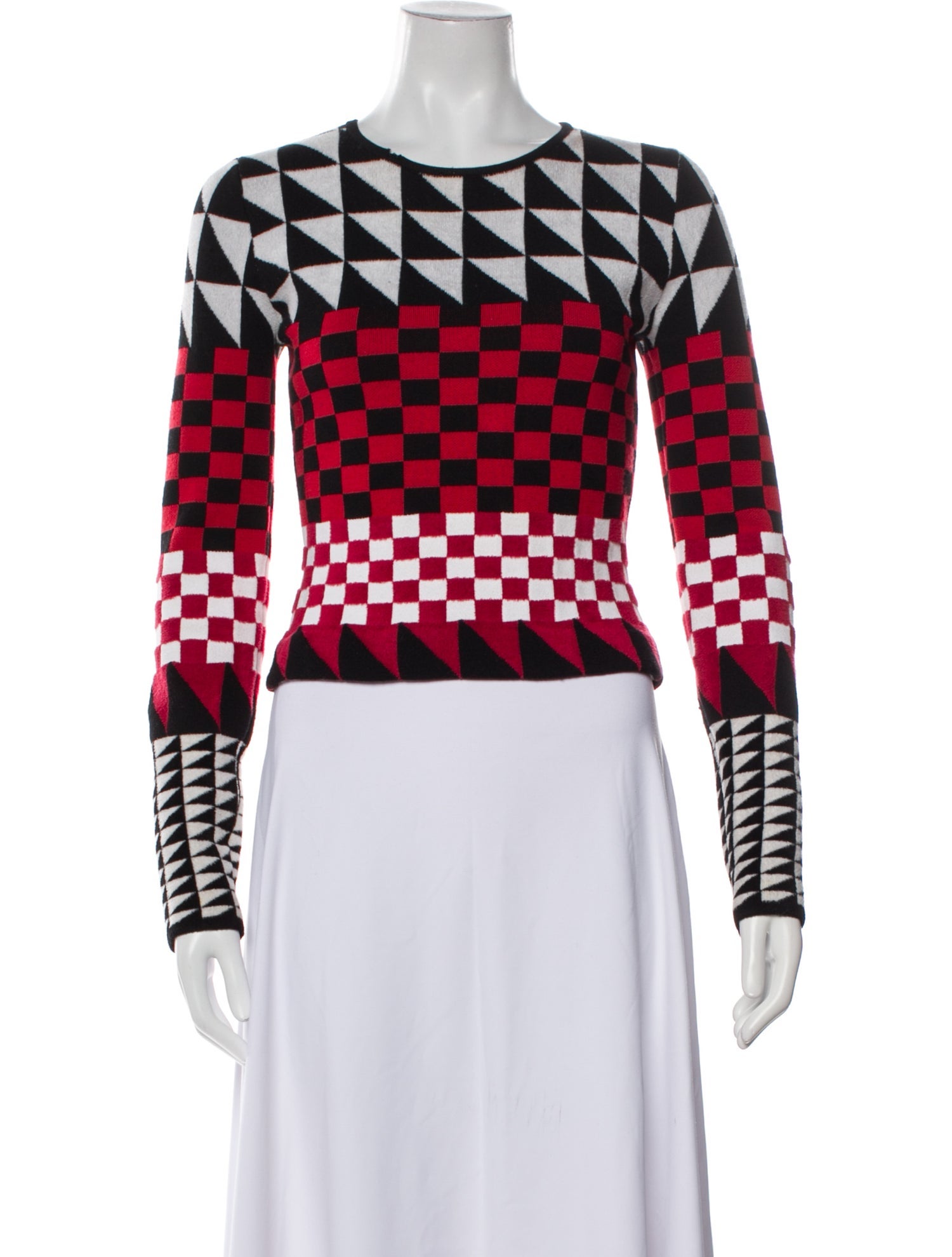 Altuzarra Wool Printed Crop Top