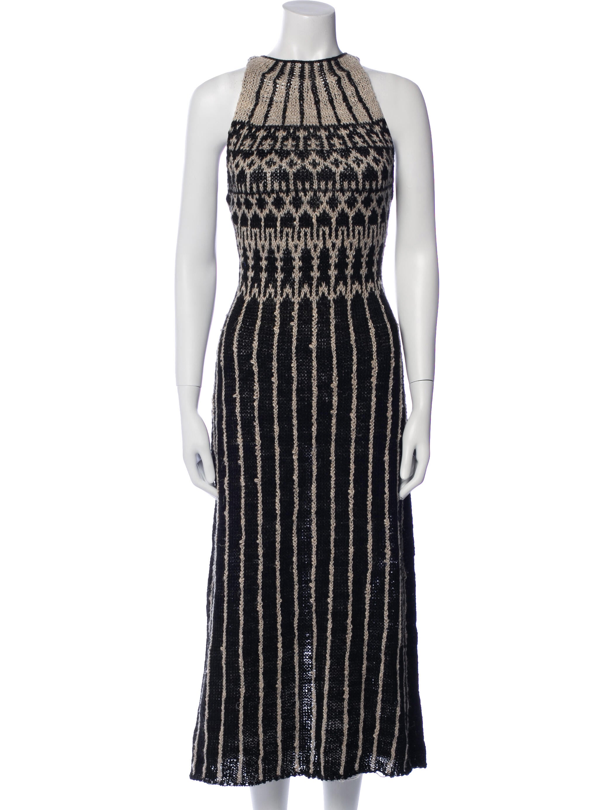 Altuzarra Linen Midi Length Dress