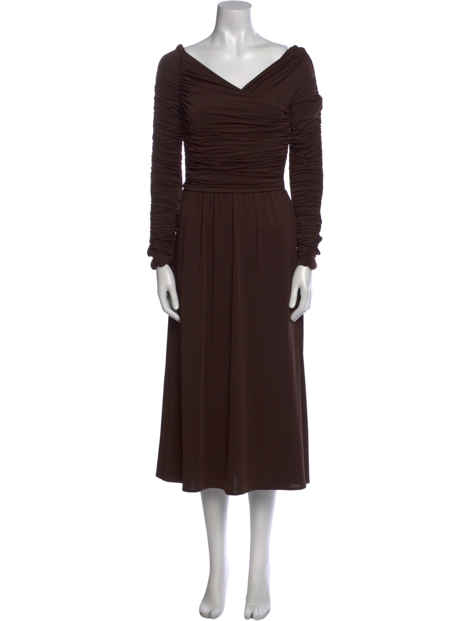 Altuzarra V-Neck Midi Length Dress