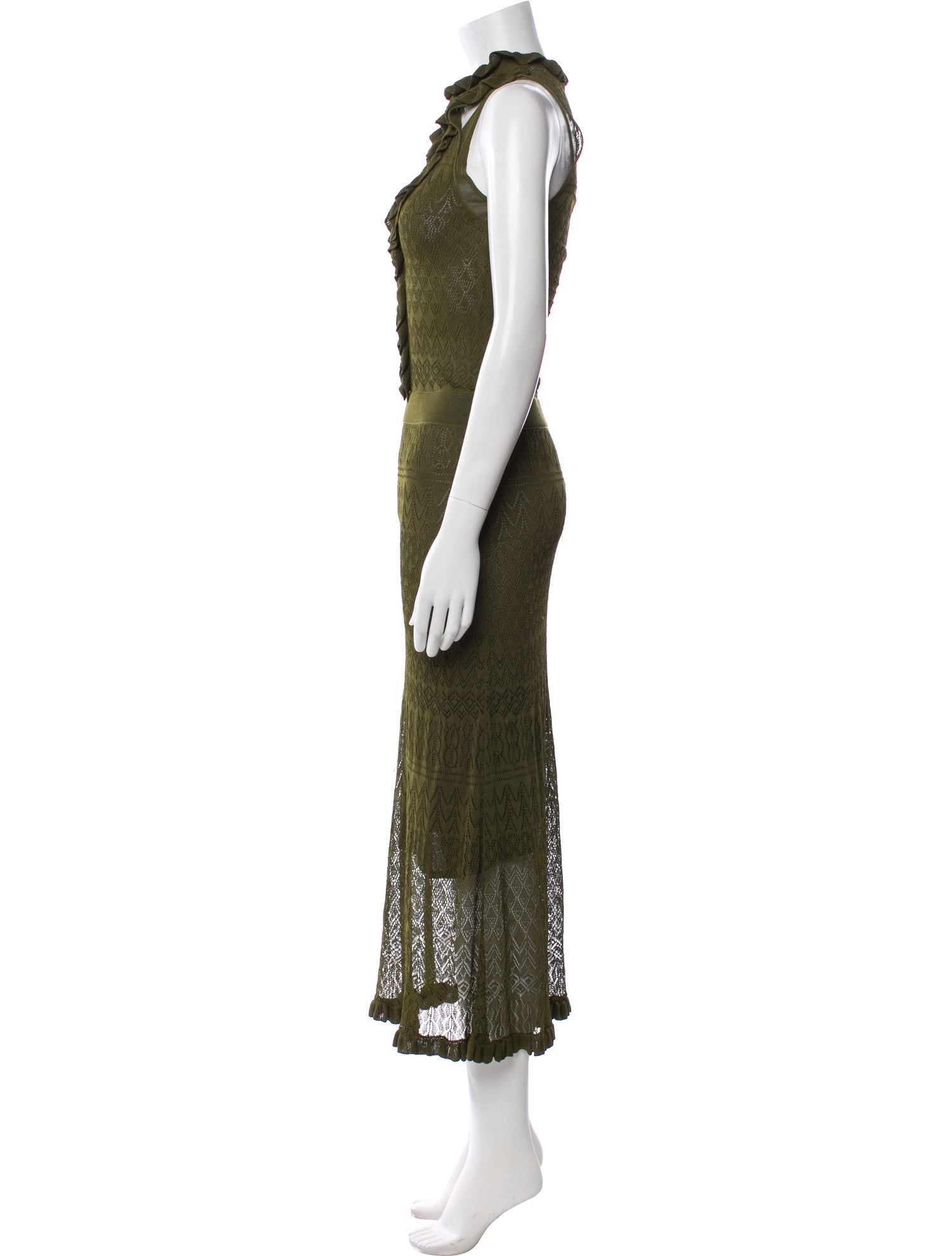 Altuzarra Mock Neck Long Dress