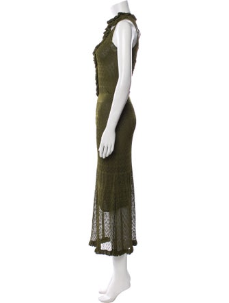 Altuzarra Mock Neck Long Dress