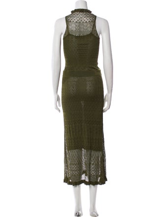 Altuzarra Mock Neck Long Dress
