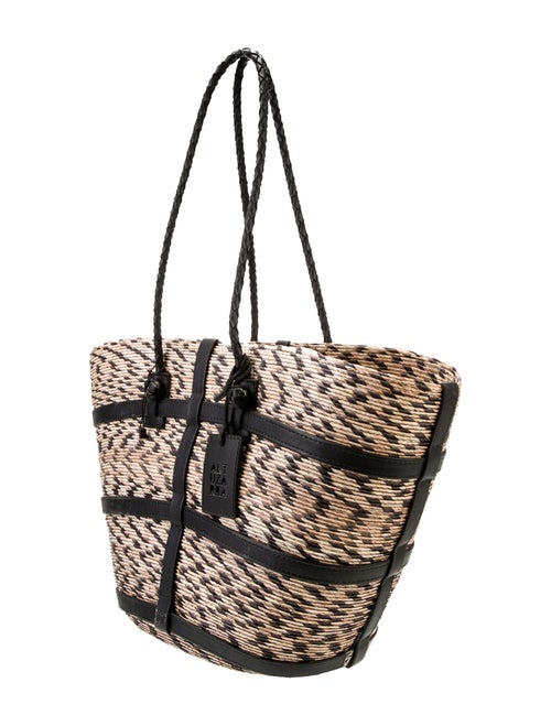 Altuzarra Raffia Bucket Bag