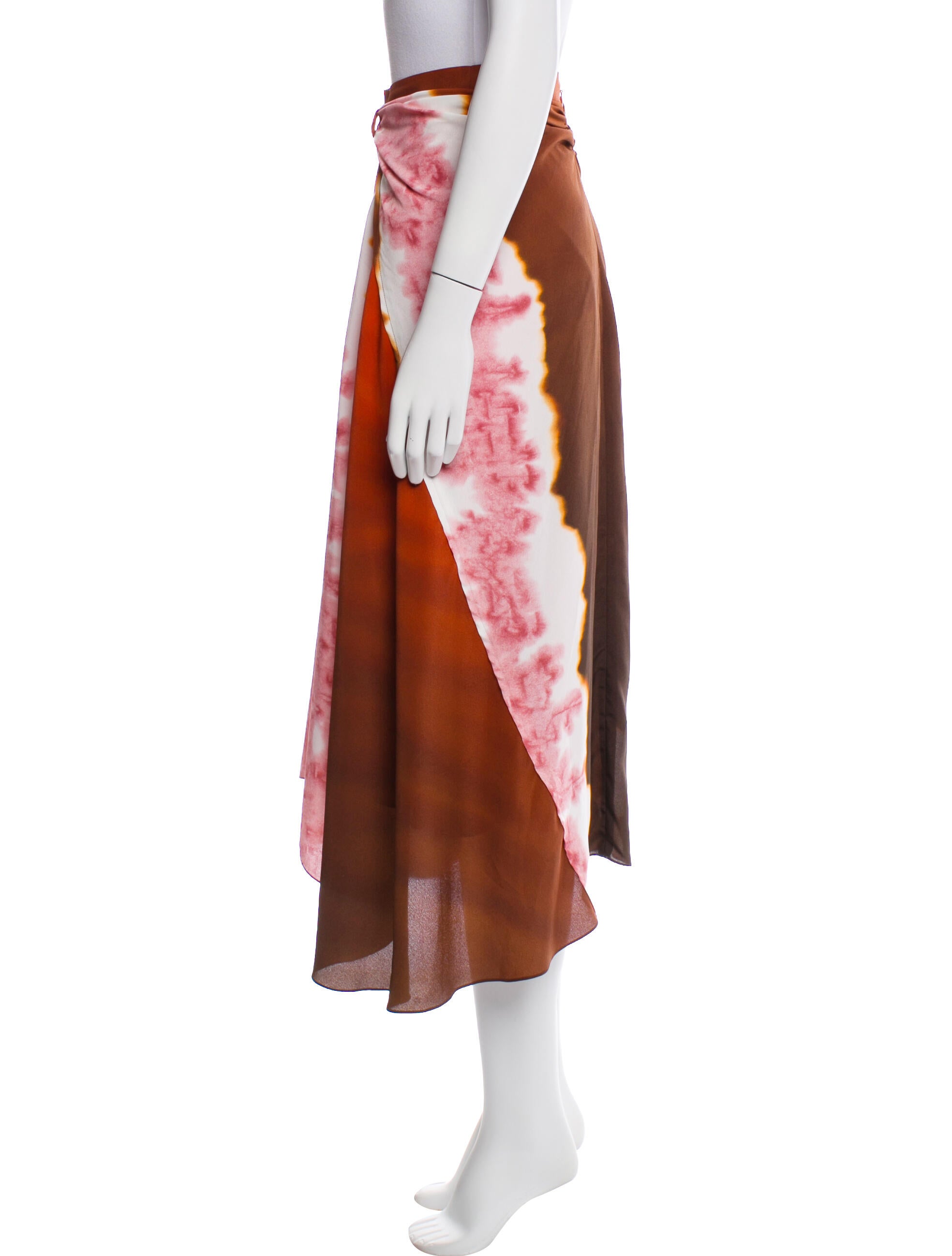 Altuzarra Floral Print Midi Length Skirt