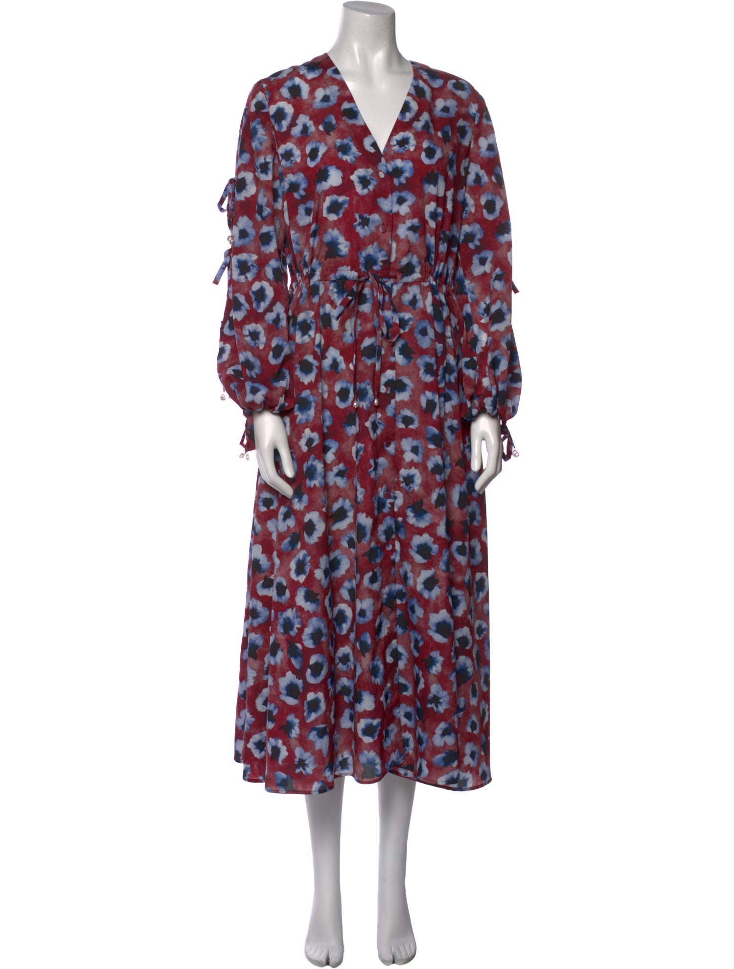 Altuzarra Printed Long Dress