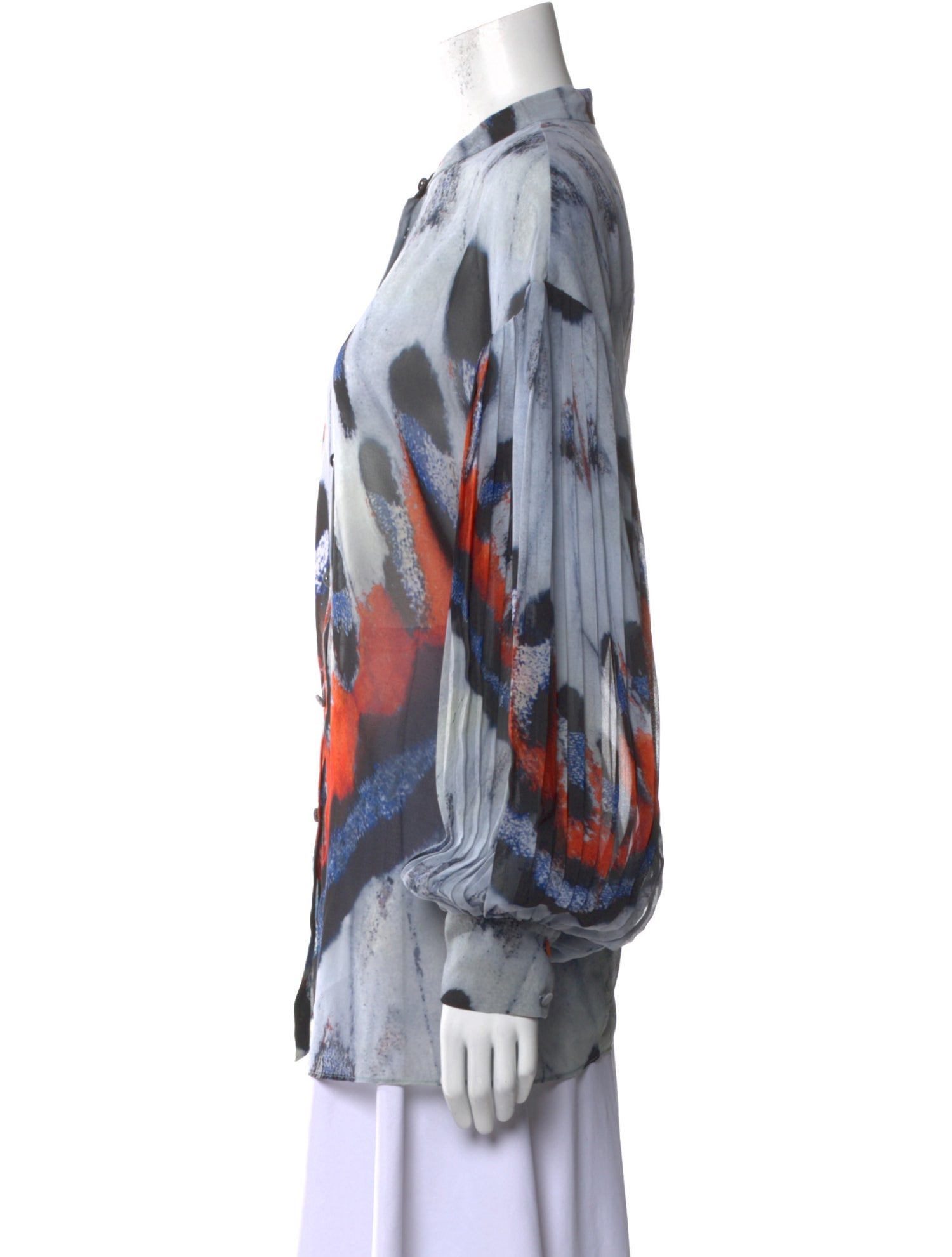 Altuzarra Printed Mock Neck Tunic