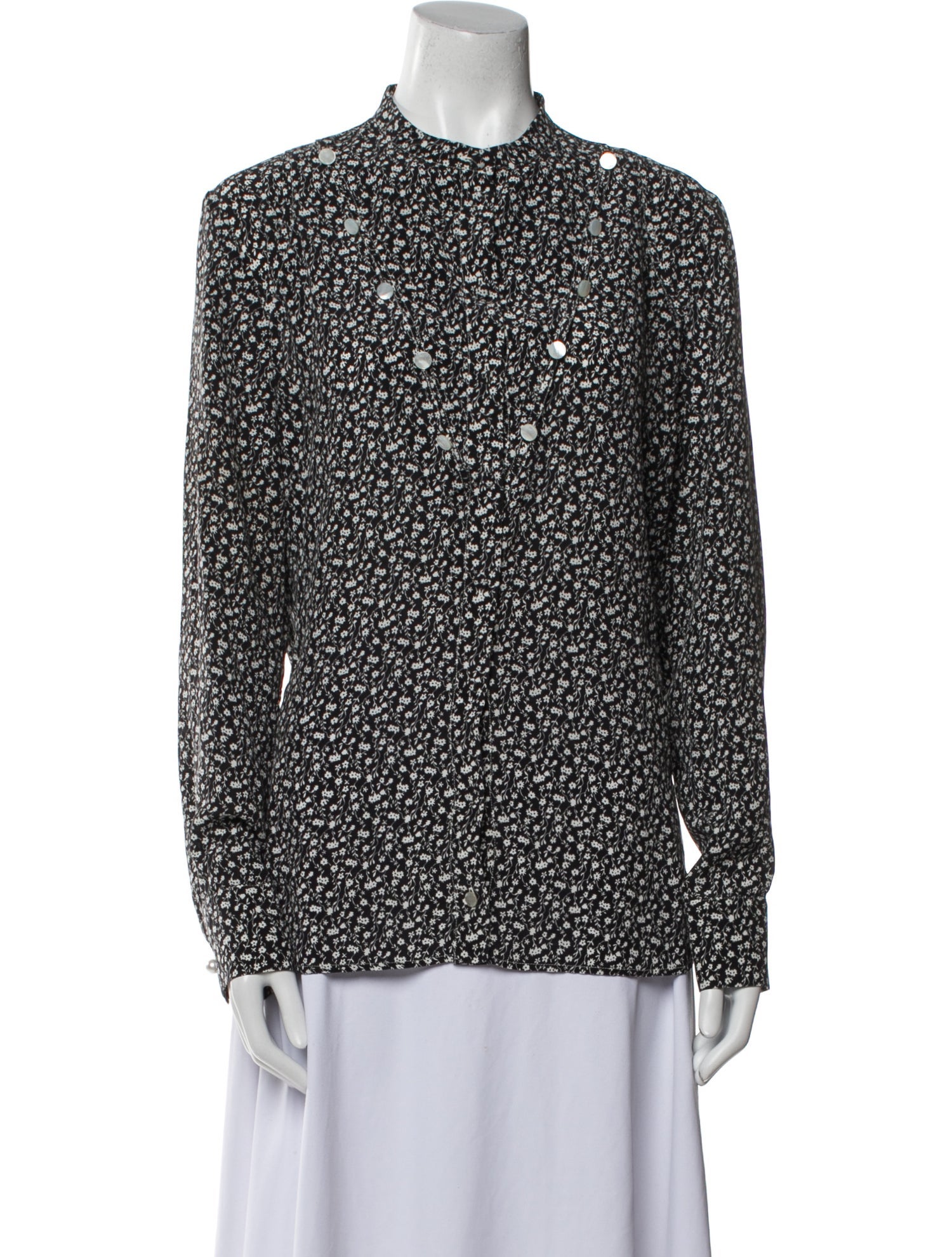 Altuzarra Silk Printed Blouse