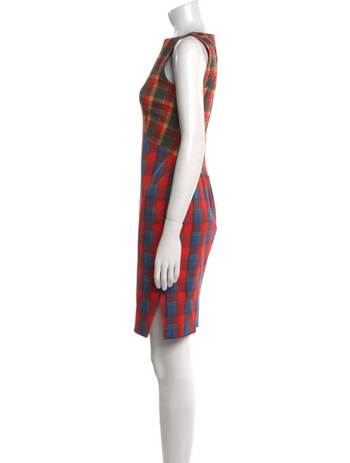 Altuzarra Plaid Print Mini Dress