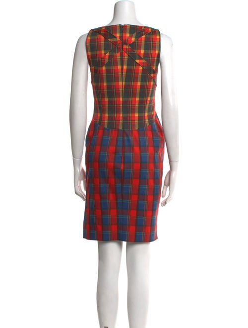 Altuzarra Plaid Print Mini Dress
