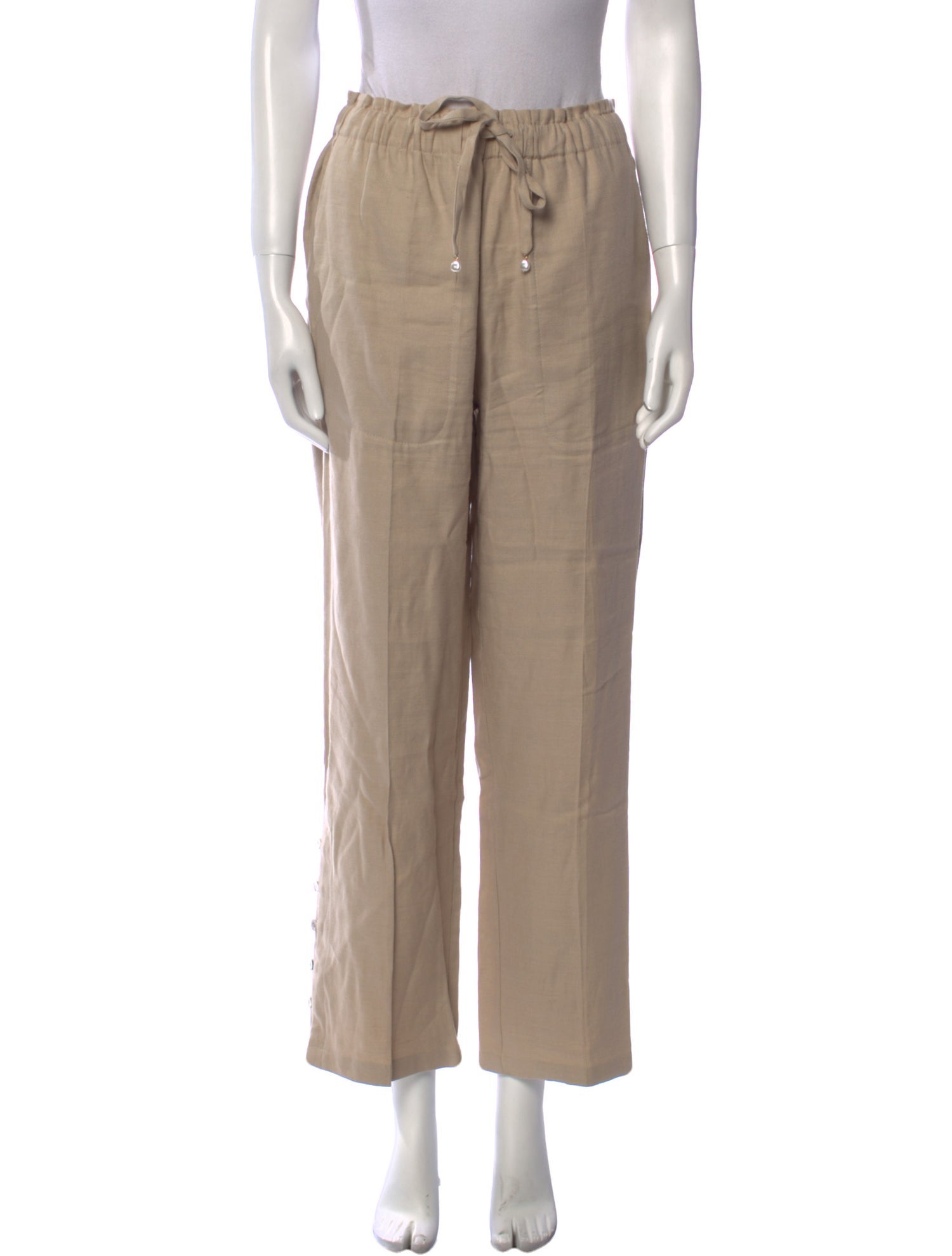 Altuzarra Linen Straight Leg Pants
