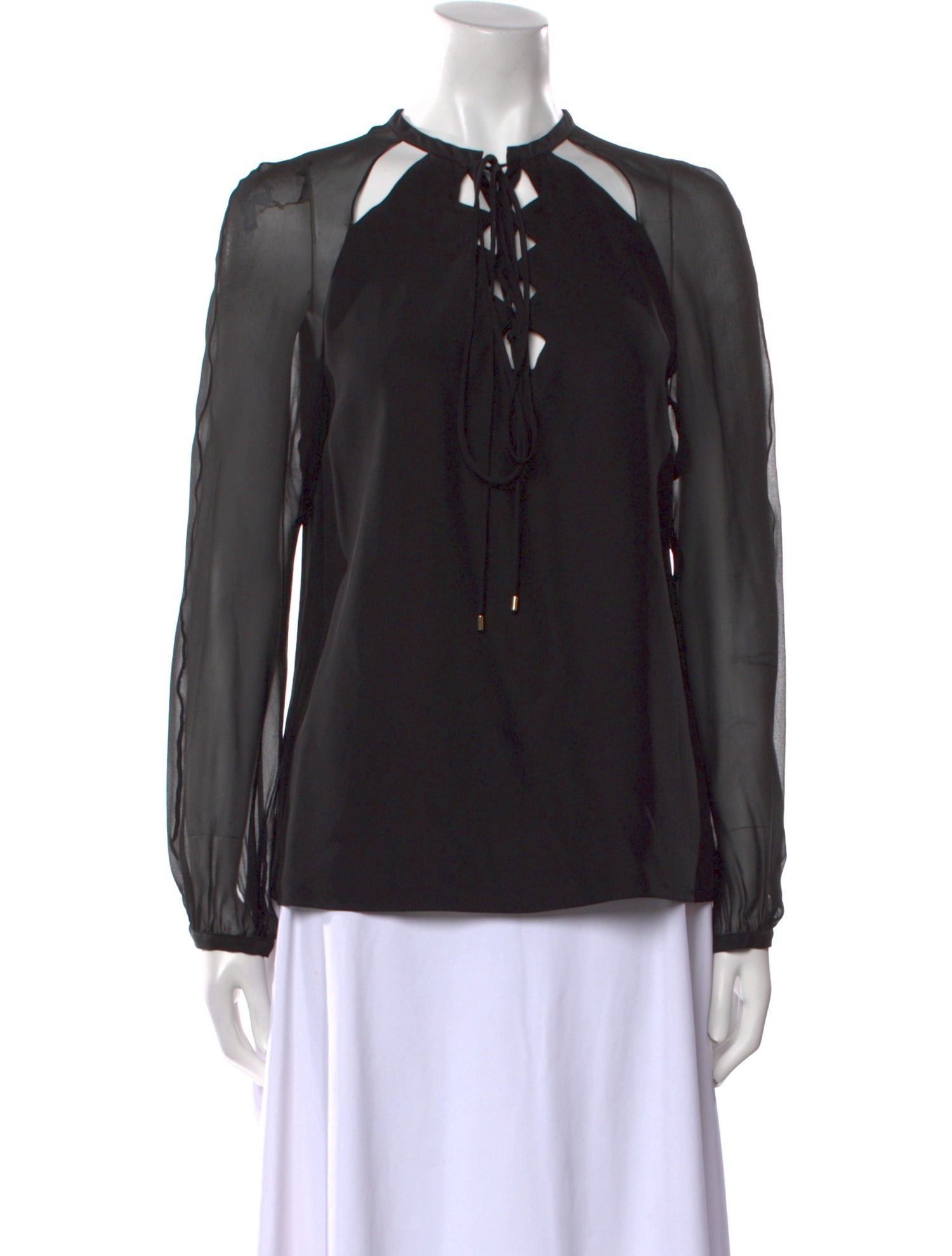 Altuzarra Silk Crew Neck Blouse