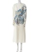 Altuzarra Printed Long Dress