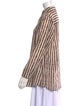Altuzarra Silk Striped Button-Up Top
