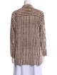 Altuzarra Silk Striped Button-Up Top