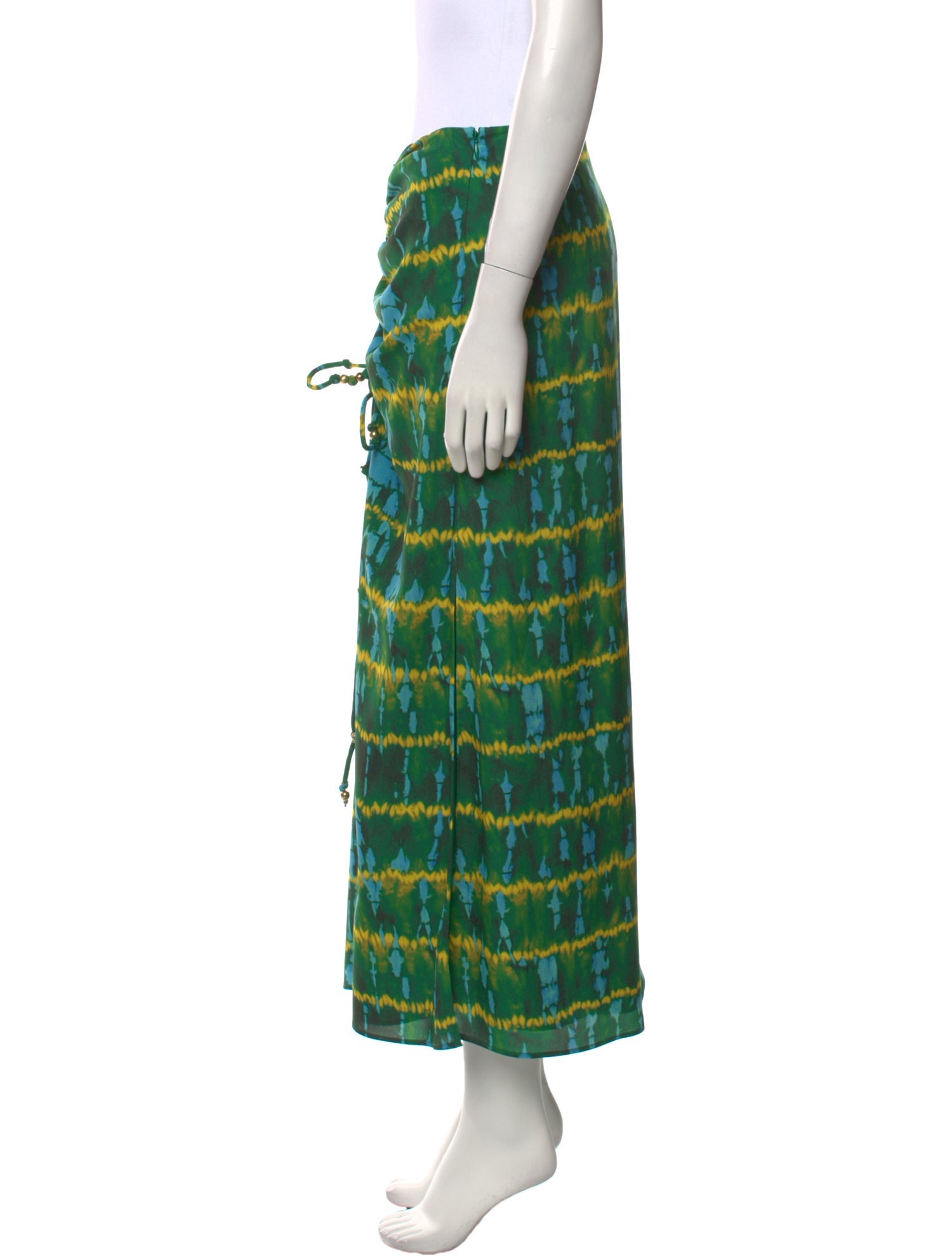 Altuzarra Striped Midi Length Skirt