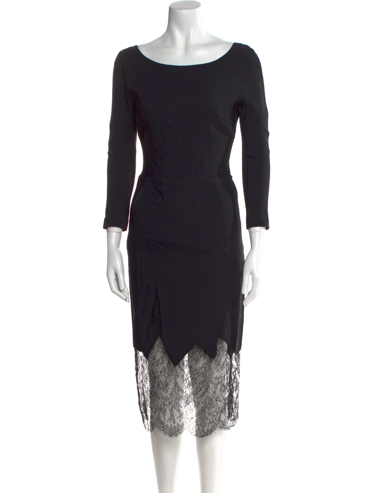 Altuzarra Scoop Neck Midi Length Dress