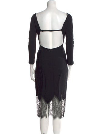 Altuzarra Scoop Neck Midi Length Dress