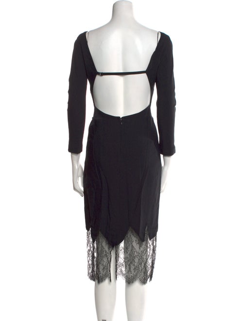 Altuzarra Scoop Neck Midi Length Dress