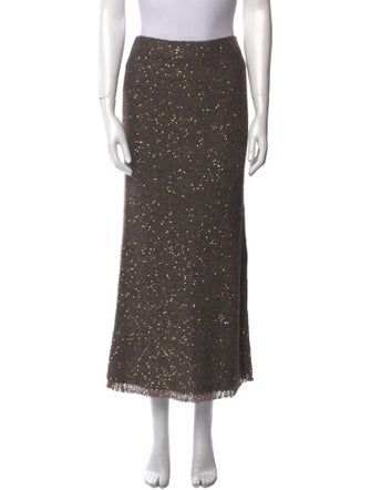 Altuzarra Sequin Embellishments Midi Length Skirt