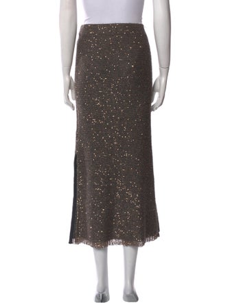 Altuzarra Sequin Embellishments Midi Length Skirt