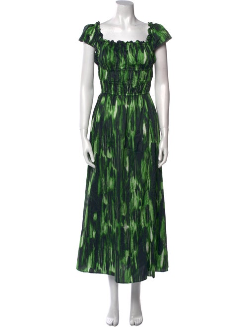 Altuzarra Printed Long Dress
