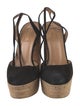 Altuzarra Suede Colorblock Pattern Slingback Pumps
