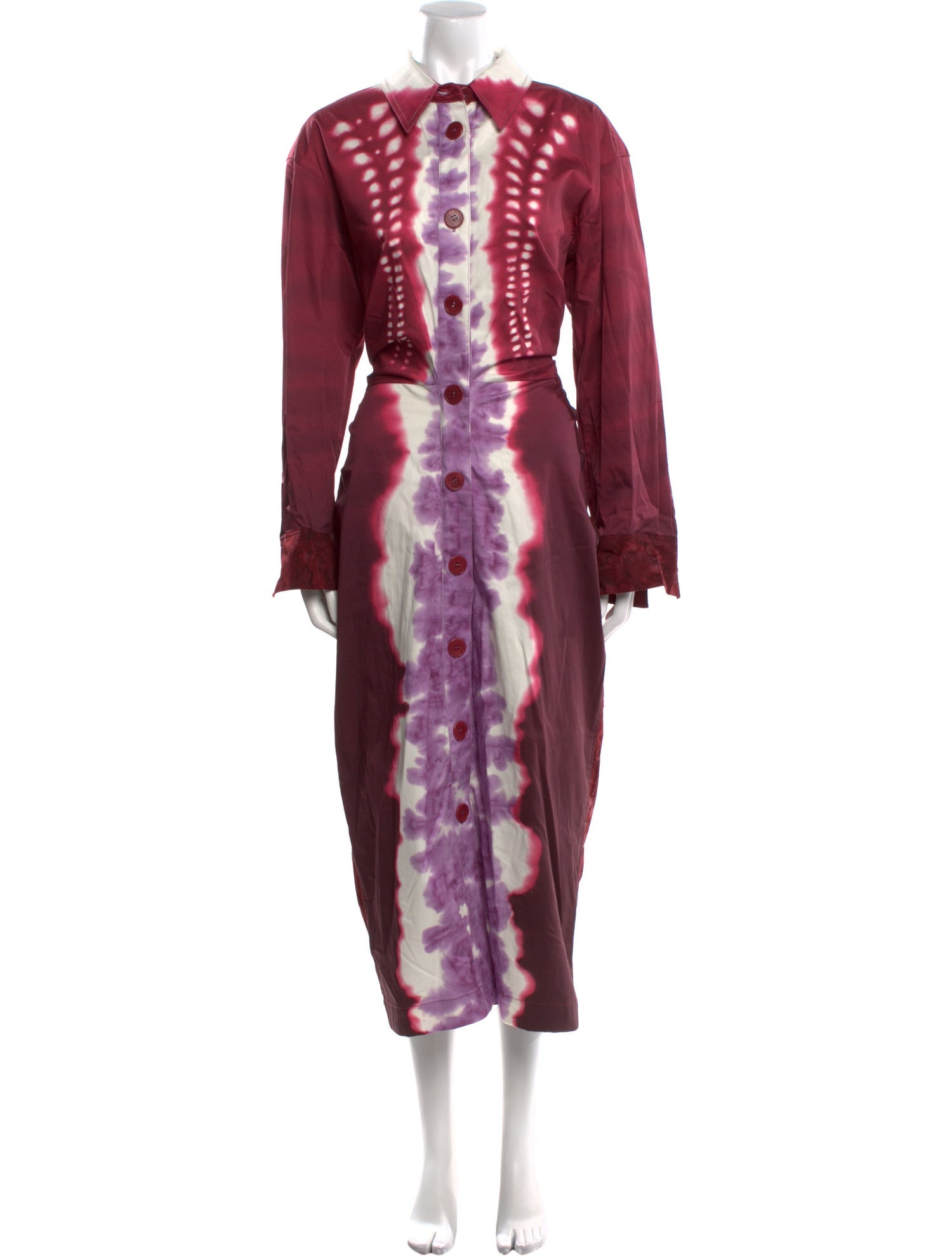 Altuzarra Tie-Dye Print Long Dress