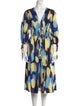 Altuzarra Printed Midi Length Dress