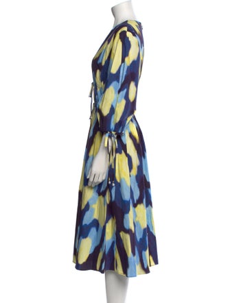 Altuzarra Printed Midi Length Dress